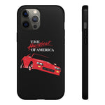 1991 Camaro Heartbeat Red Muscle Car Tough Phone Case Cover