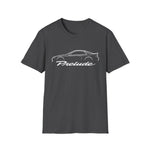 1993 Prelude Outline Silhouette JDM T-Shirt Line Art Silhouette Emblem Car Fan Gift