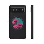 Great Dream Wave Circular Badge Vaporwave Phone Case – Japanese Aesthetic