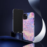 You Are Enough phone case | pastel cloud affirmation protective case