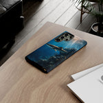 Cobia Reef Phone Case, Shaft of Light Ocean Fishing Tough Cover