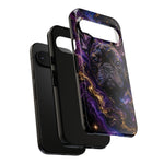 French Bulldog Galaxy Marble Art Tough Phone Case