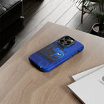 Blue Mustang Art Phone Case, GT500 American Muscle Car Tough Cover for Men