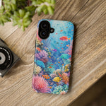 Underwater Coral Reef Phone Case | Colorful Tropical Fish Ocean Scene