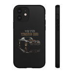 1978 Trans Am Phone Case Featuring Black Firebird Muscle Car Artwork