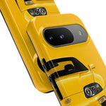 Yellow Supra Phone Case, MK4 90s JDM Legend Tough Protective Cover for Men
