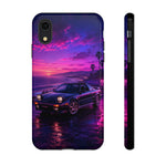 Retro JDM Sports Car Sunset MR2  phone case | Tough Cases