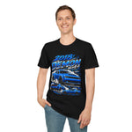 2018 Demon RT Muscle Car T-Shirt — Blue Dodge Challenger Racing Tee