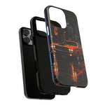 Challenger RT Phone Case, Rainy City Night Muscle Car Tough Cover