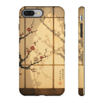 Plum Blossom Shoji Screen Phone Case Zen Art Tough Case