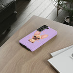 French Bulldog Bat Ears Kawaii Pet Dog Art Tough Phone Case