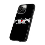 R34 Skyline Japanese Flag Race Car Phone Case | JDM GT-R Tough Cover