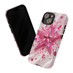 Pink Glitter Star Tough Case | Sparkle Phone Case