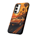 Orange Corvette C3 Stingray Sunset Palms Phone Case