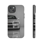 Silver Skyline Phone Case, R34 GTR 90s JDM Legend Tough Cover for Men Gift