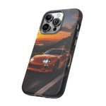 Supra MK4 Orange Touge Night JDM Speed Art Tough Phone Case