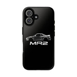 MR2 White Side Silhouette JDM Tough Phone Case Cover Gift