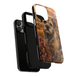 Border Terrier Earthy Watercolor Art Tough Phone Case
