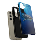 Tiger Shark Phone Case, Dappled Blue Water Tough Cover