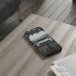 C7 Z06 Corvette Phone Case, White Foggy Country Road Cover
