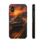 Charger RT Phone Case, Black Coastal Highway Motion Blur