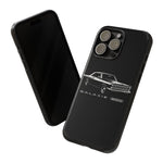 Vintage Galaxie 500 Phone Case | Classic Car Illustration, Black