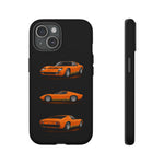 Orange Miura Classic Supercar Tough Phone Case - 3 View