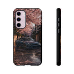 Cherry Blossom Street Scene R34 Skyline GTR Tough Case | Car Photo Cover