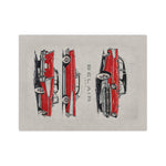 1957 Chevy Bel Air Illustration Microfiber Blanket | Classic Car Throw