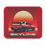 Skyline R34 Mouse Pad Red Sun JDM Retro Car Design Desk Mat
