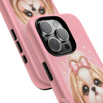 Shih Tzu Princess Kawaii Chibi Puppy Pet Dog Art Tough Phone Case