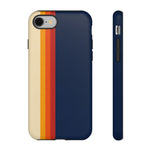 Retro Rainbow Stripe Phone Case | Tough Phone Case
