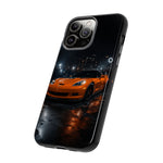 Orange C6 Neon Car Meet Tough Phone Case