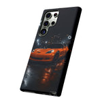 Orange C6 Neon Car Meet Tough Phone Case