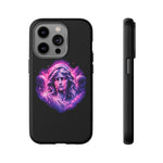 Weeping Angel Statue Vaporwave Phone Case Gothic Cosmic Tough Case