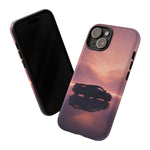 C8 Corvette Silhouette Pastel Horizon Case