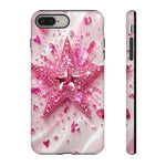 Pink Glitter Star Tough Case | Sparkle Phone Case