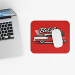 1955 Red Bel Air Classic Car Mouse Pad | Vintage Automobile Desk Mat