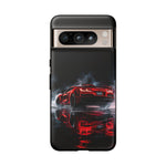 Z06 C8 Phone Case, Red Smoke Studio Reflection Cover