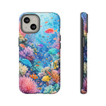 Underwater Coral Reef Phone Case | Colorful Tropical Fish Ocean Scene