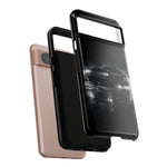 Black Sports Car Illustration 2023 Challenger SRT phone case | Car Drift Reflection