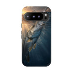 Snook Fishing Phone Case, Sunset Strike Cover for Inshore Anglers