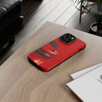 Red Sports Car C6 Z06 phone case | Corvette front view