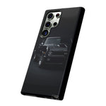 Black 1970 Nova SS Studio Front Tough Phone Case for Muscle Car Fans