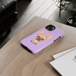 French Bulldog Bat Ears Kawaii Pet Dog Art Tough Phone Case