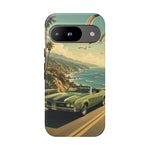 Vintage Olds 442 Convertible Coastal Drive phone case
