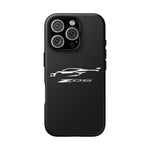 White C8 Z06 Phone Case for Chevy Fans, Tough Protective Cover