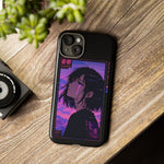 Melancholy Anime Girl Phone Case Vaporwave Tough Case