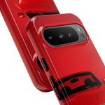 Red Miata Phone Case, NA MX5 90s JDM Roadster Tough Cover