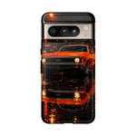 69 Nova SS Phone Case, Rainy City Night Muscle Car Tough Cover
